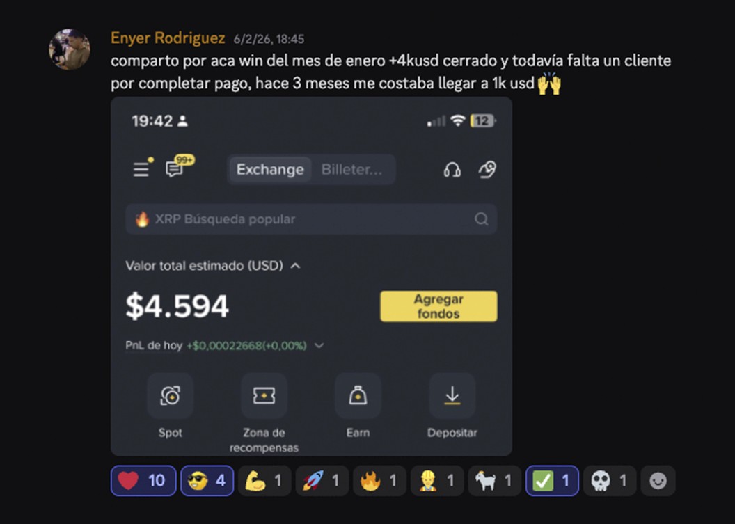 Win de Enyer Rodriguez en Discord