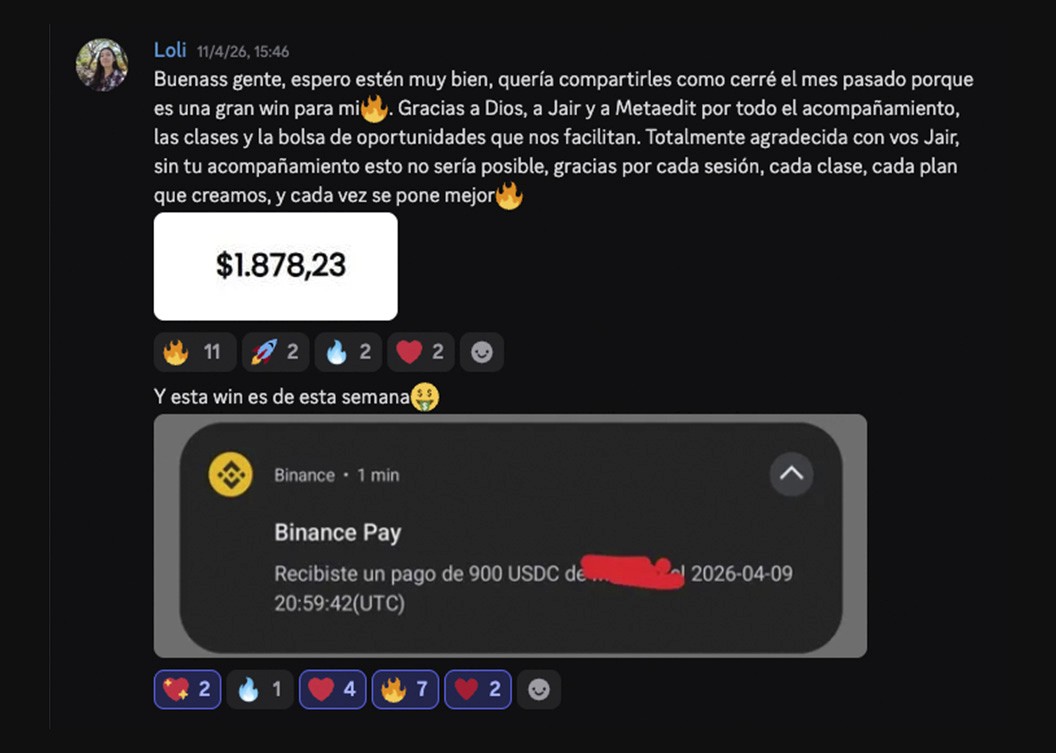 Win de Gloria Martinez en Discord
